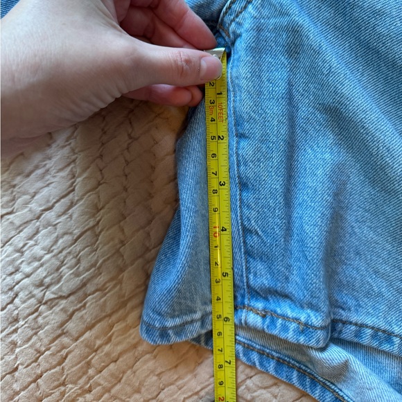 Madewell Light Blue Baggy Jean Shorts, Size 29, Excellent Used Condition! 6 inch - Picture 7 of 10